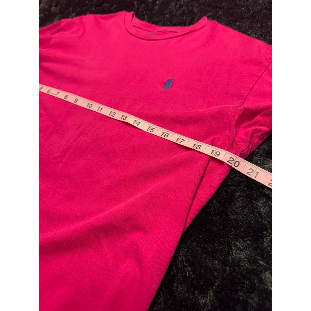 Polo Ralph Lauren Mens Pink Short Sleeve Crew Neck Pony Logo T-Shirt Size Small - Picture 5 of 6